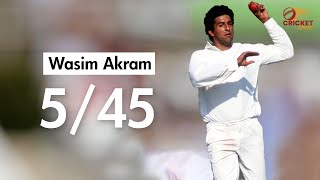 Wasim Akram's Devastating 5-Wicket Haul Seals Pakistan's Victory Against Si Lanka 1st Test 2000