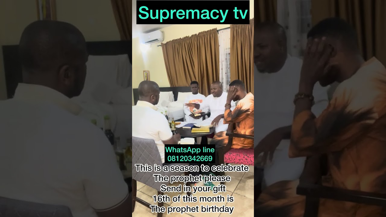 The power of God came upon him as he received the mantle from God/congrats evangelist BD NEWMAN 