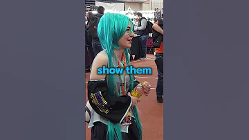 Interview With Hatsune Miku #anime #cosplay #shorts #funny #meme