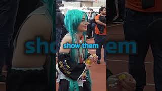 Interview With Hatsune Miku #anime #cosplay #shorts #funny #meme