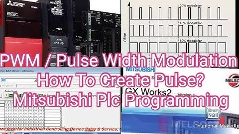 PWM / Pulse Width Modulation ! How To Create Pulse ? Mitsubishi Plc Programming