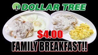 Dollar Tree $4.00 BIG BREAKFAST!  WHAT ARE WE EATING??  The Wolfe Pit