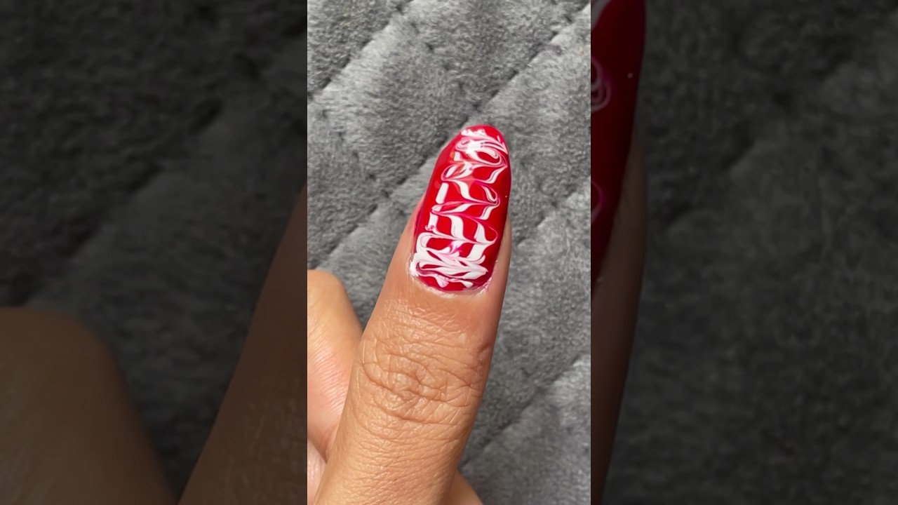 Quick nailart for beginners using safety pin 🧷💅