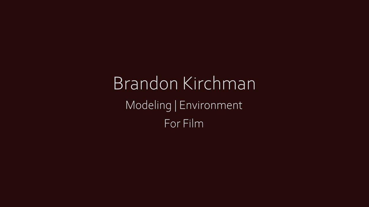 Brandon Kirchman Demo Reel 2025