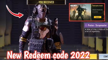 June 10 New Redeem code codm 2022 | codm Redeem code | cod mobile Redeem code 2022 Garena