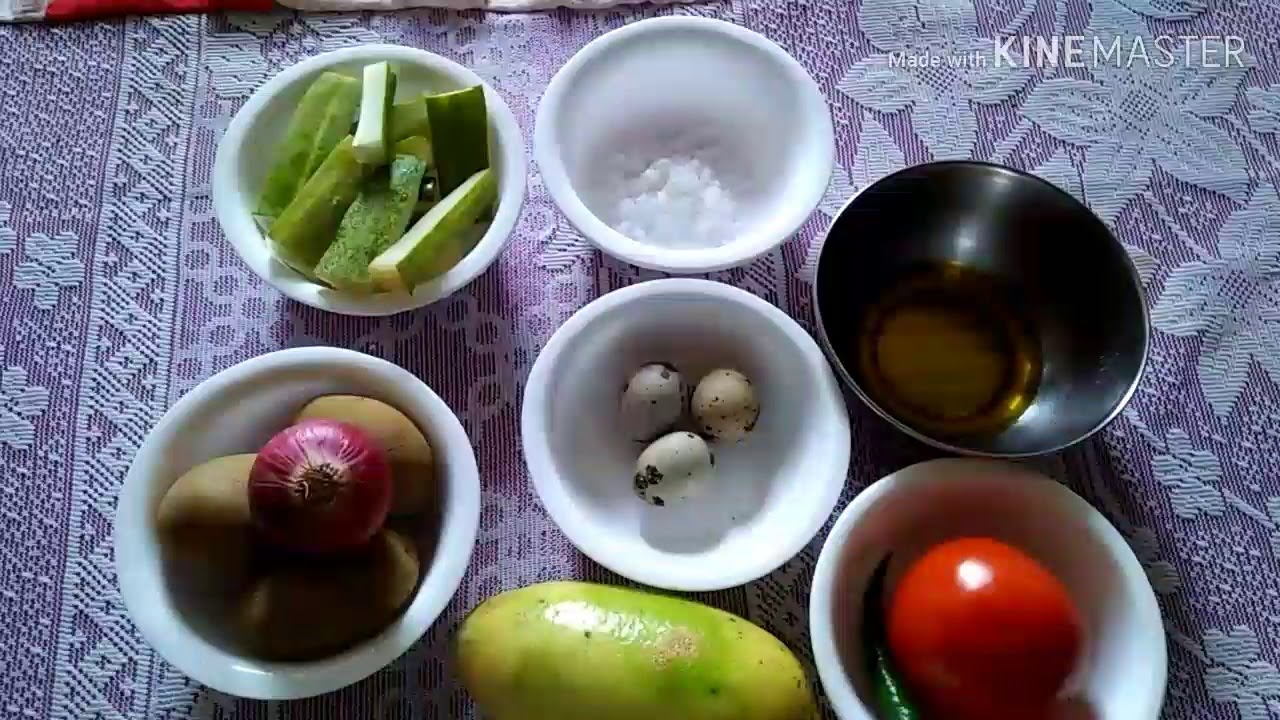 Quail bird's eggs salad recipe YouTube