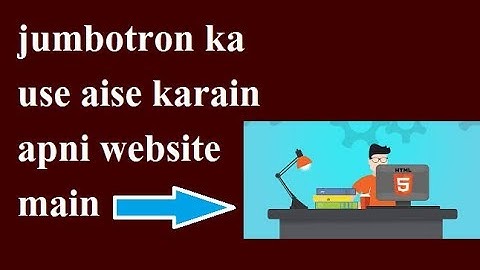 how to create jumbotron