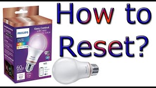 How to reset Philips smart wifi led bulb if not connecting or problem in pairing screenshot 4