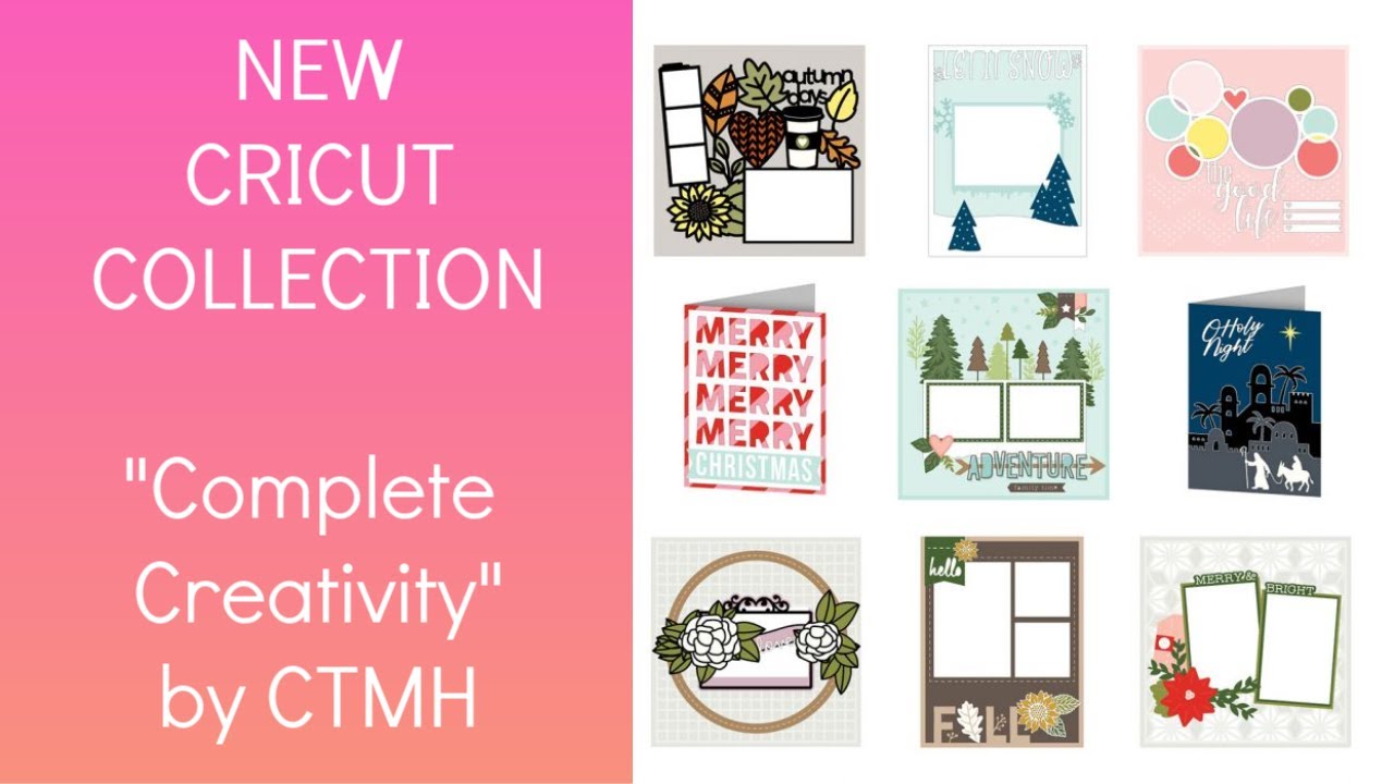 NEW Cricut Collection, Cricut Holiday Images, Seasonal Cricut Images, Complete Creativity from CTMH paper crafting tools