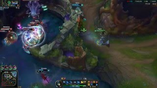 [League]Nami, 4 man bubble and baron steal