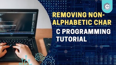 C Programming Tutorial: Removing Non-Alphabetic Characters from a String | Step-by-Step Guide