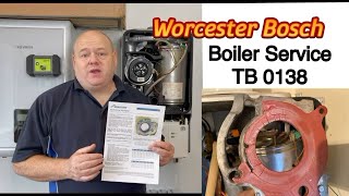 Worcester Bosch Boiler Service TB 0138 TB138 TB0138 Plumber Plumbing Gas Engineer Tips
