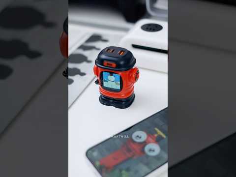 They designed this charger to look like a fire hydrant, and it even has a screen,how cool is that