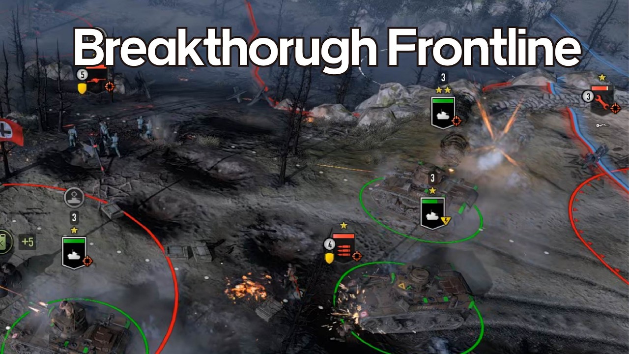 Breakthorugh Frontline - British Forces 4v4 - Company of Heroes 3