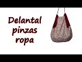 Cómo hacer un delantal pinzas de ropa