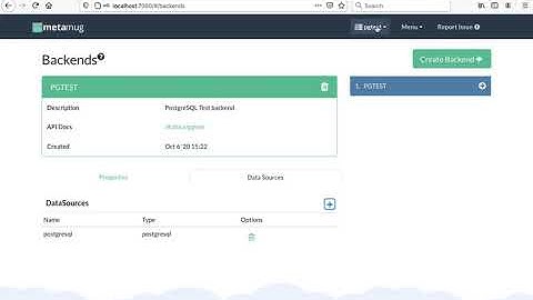 RESTful web service with SQL