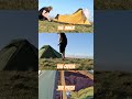 #camping #adventure #hiking #wildcamping #gopro @GoPro Three stages of tent pitching
