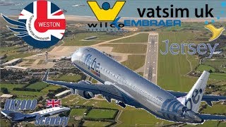Jersey Flybe flies to Jersey - Vatsim Live ATC from FSC Weston