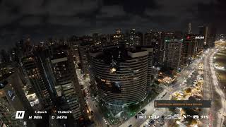 Ta Feira Dia 05.12.2025 Voo Com Drone Fpv Na Beira Mar De Fortaleza. Voô Noturno