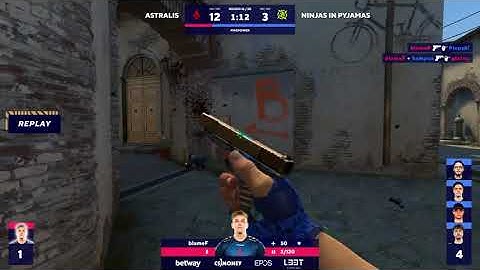 BLAMEF 6 KILLS CLUTCH KEKW  [Astralis vs NIP]
