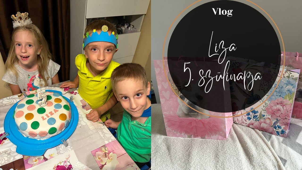 Liza 5. szülinapja 🎂🎁 🎈 - napi vlog
