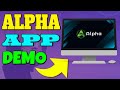 Alpha Review & Demo ✅ Alpha App Review & Demo ✅✅✅