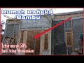 Rumah Dengan Rangka Bambu