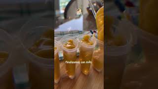 Refresca a tu bebé con estos helados caseros de mango #MangoMaduro #HeladosCaseros #ComidaParaNiños