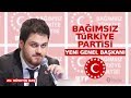 BTP&#39;nin yeni Genel Başkanı Av. Hüseyin Baş