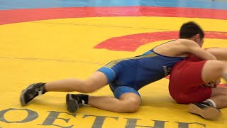 Wrestling / Ringen Sparkassenpokal Jena, Jugend A, 55 kg, Freestyle, Grasemann - Zahainov