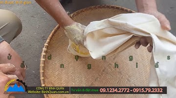 Máy nghiền bột khô siêu mịn inox 300 - Thử Nghiền bột nghệ, làm thuốc  - Công Ty Bình Quân chế tạo