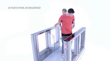 Tornello controllo accessi dFlow Digicon: sensori per rilevamento passaggi multipli