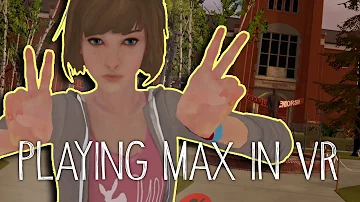 Playing Max Caulfield in VRchat (exploring Blackwell Academy)