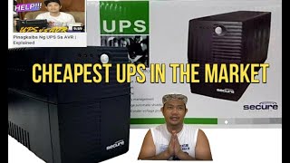 HONEST REVIEW | SECURE UPS 650VA (TAGALOG)