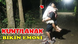 PRANK KUNTILANAK BIKIN EMOSI | SARUNG PAK USTAD SAMPE MELOROT | GHOST PRANK