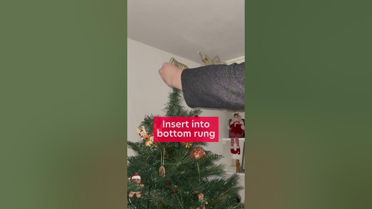 How to put a star on a christmas tree youtube