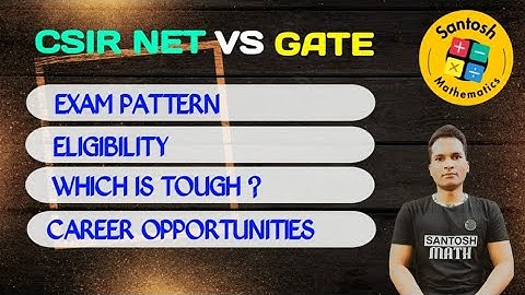 CSIR NET vs GATE ||exam pattern || Is NET tougher than GATE? Career Opportunities in NET & GATE 🎁💯