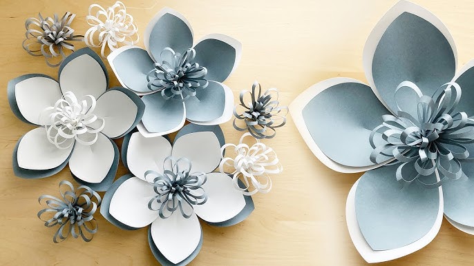 How To Make Rolled Paper Flowers – The 12x12 Cardstock Shop