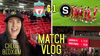 LIVERPOOL RUN RIOT & SCORE 6! | Liverpool 6-1 Sparta Prague | Match Vlog