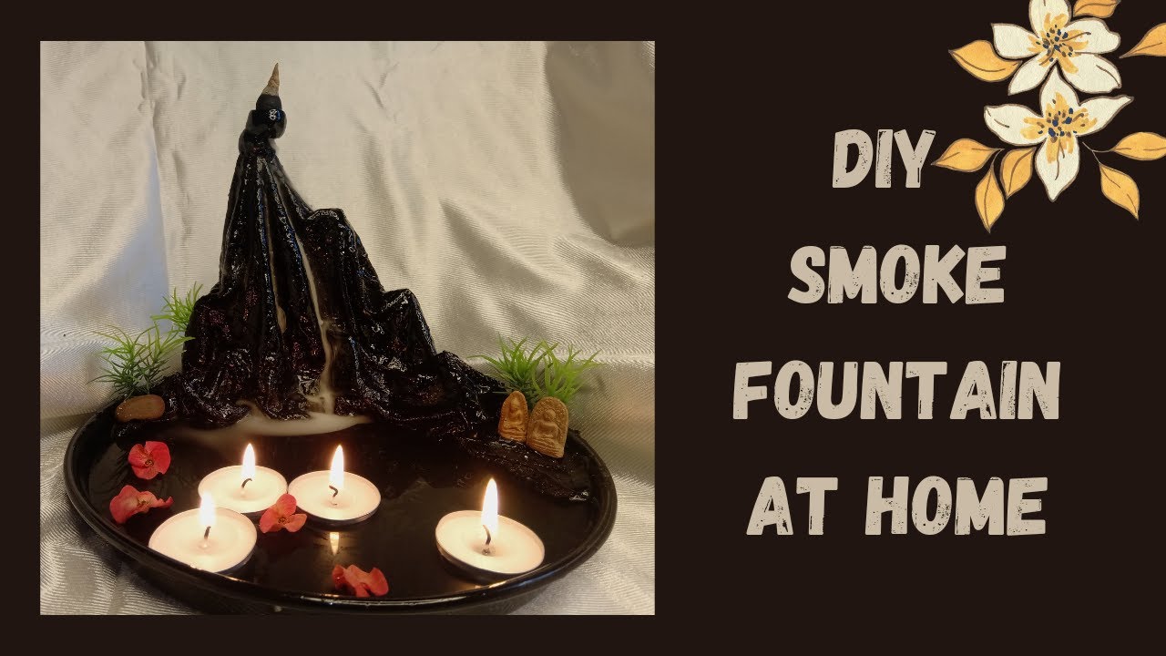 Incense burner waterfall/DIY backflow incense burner/incense burner