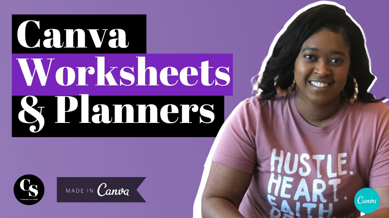 Canva Tutorial | Worksheets & Planners - YouTube