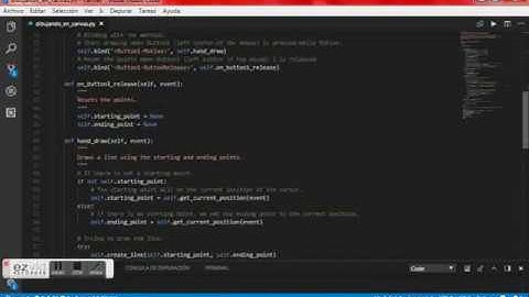 Dibujando en un Canvas - Tkinter - Python | Drawing on a Canvas