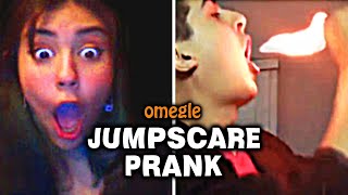 Eating Fire JUMPSCARE PRANK on Omegle! #2