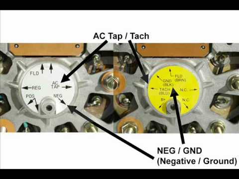 How To Wire a Yellow Sticker 7KPTYellow Alternator for Stairmaster Fitness Equipment