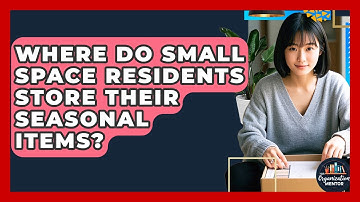 Where Do Small Space Residents Store Their Seasonal Items? - Your Organization Mentor