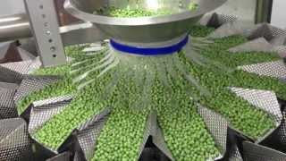 Automatic Weighing and Filling Frozen Peas - PrimoCombi multi-head weigher