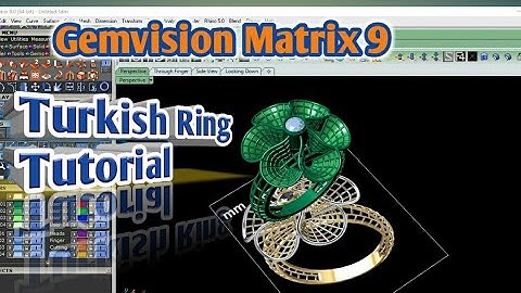how to make a turkish ring design\gemvision matrix 9 ring