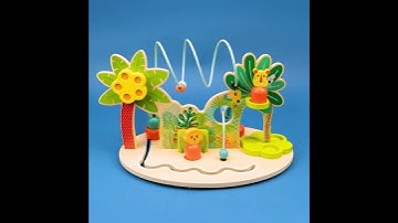 Multi Big wooden educative activity table - DJECO 18 months