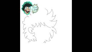 Deku Says “Plus Ultra!” Art Time Lapse - manual izuku 2021