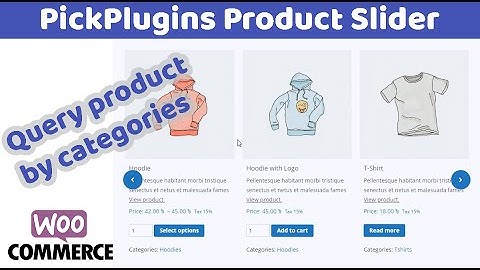 PickPlugins Product Slider - Query product by categories
